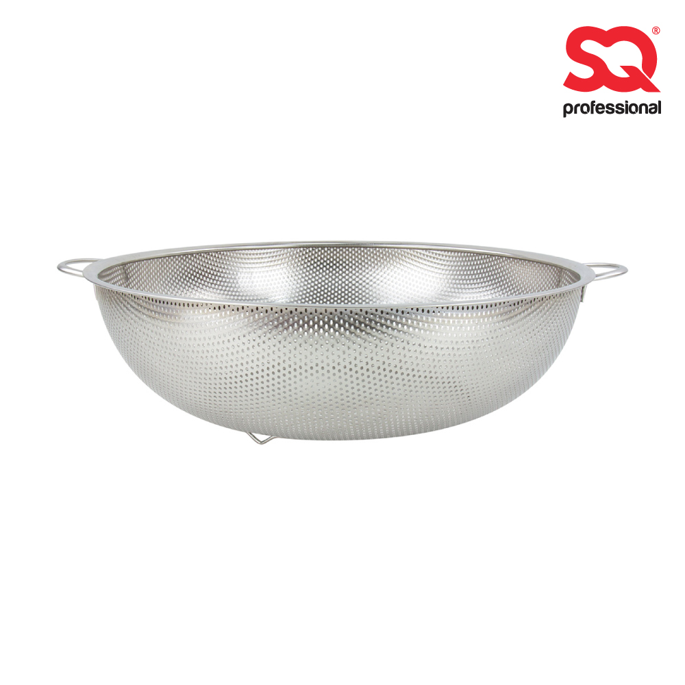 SQ Professional - Stainless Steel Micro-Perforated Colander 37.5cm