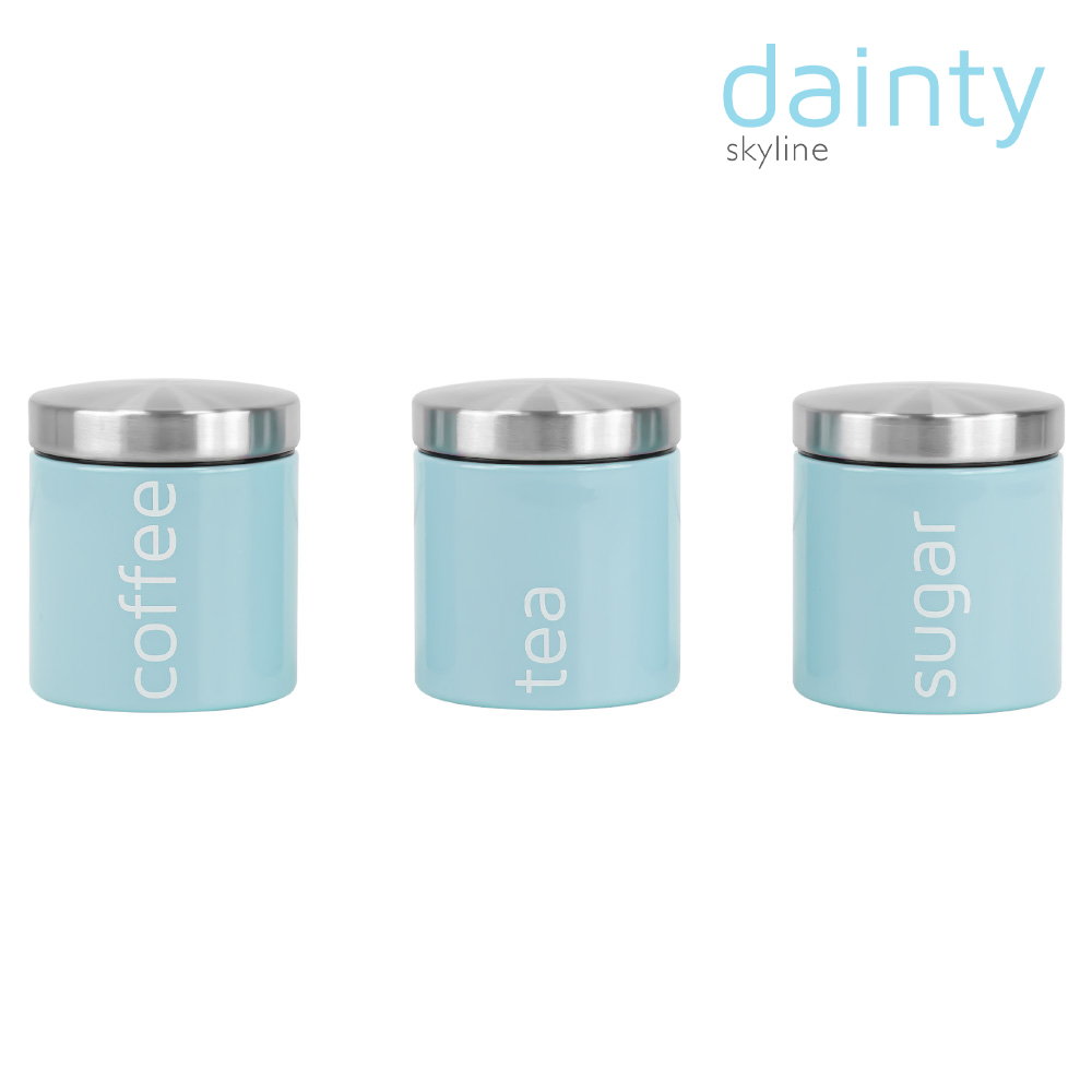 SQ Professional - Dainty Airtight Food Canister Set 3pc Skyline