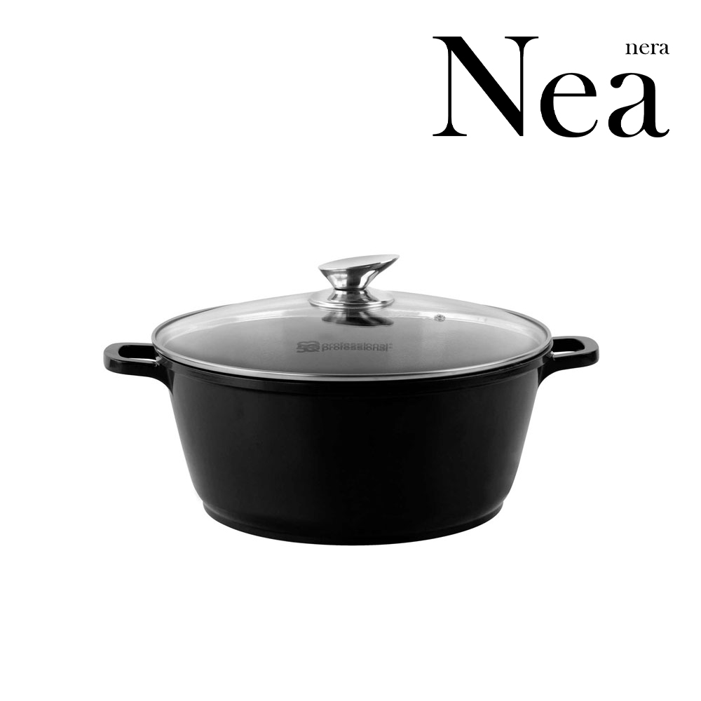 SQ Professional - Nea Die-Cast Stockpot Nera 32cm